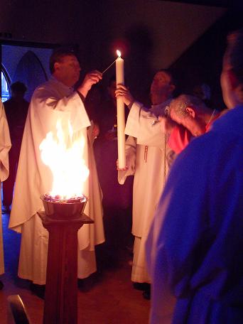Lighting of the Easter Candle