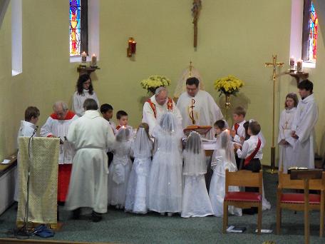 Children around the Altar